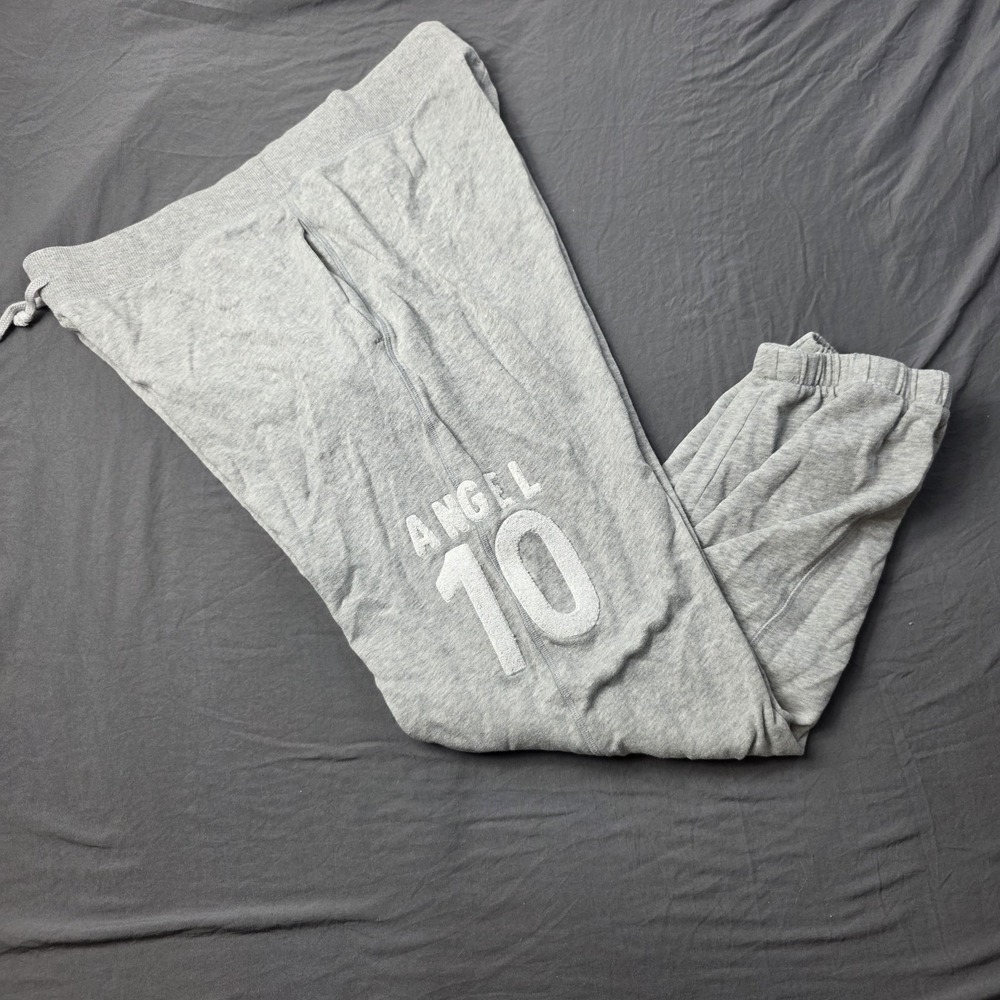 victoria's secret women's sweatpants angel 10 gray